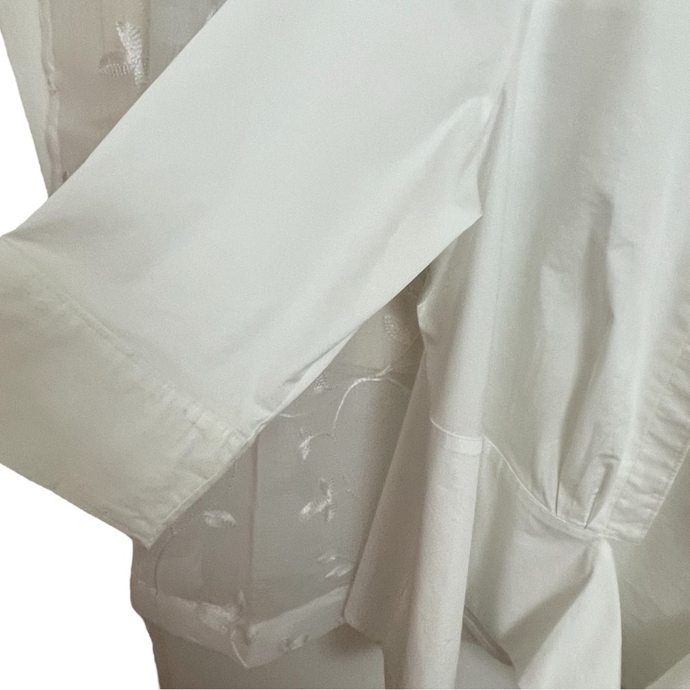 Just My Size Classic White Blouse - Picture 5 of 12